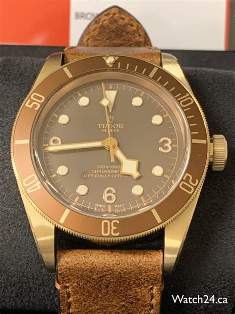 tudor 43mm|tudor black bay bronze case.